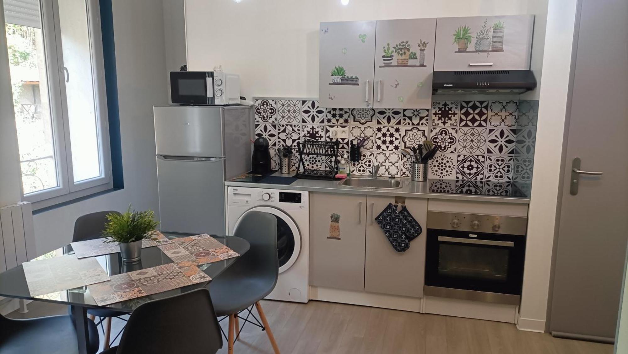 F1 Duplex Bleuet Renove Apartment Lamalou-les-Bains Bagian luar foto
