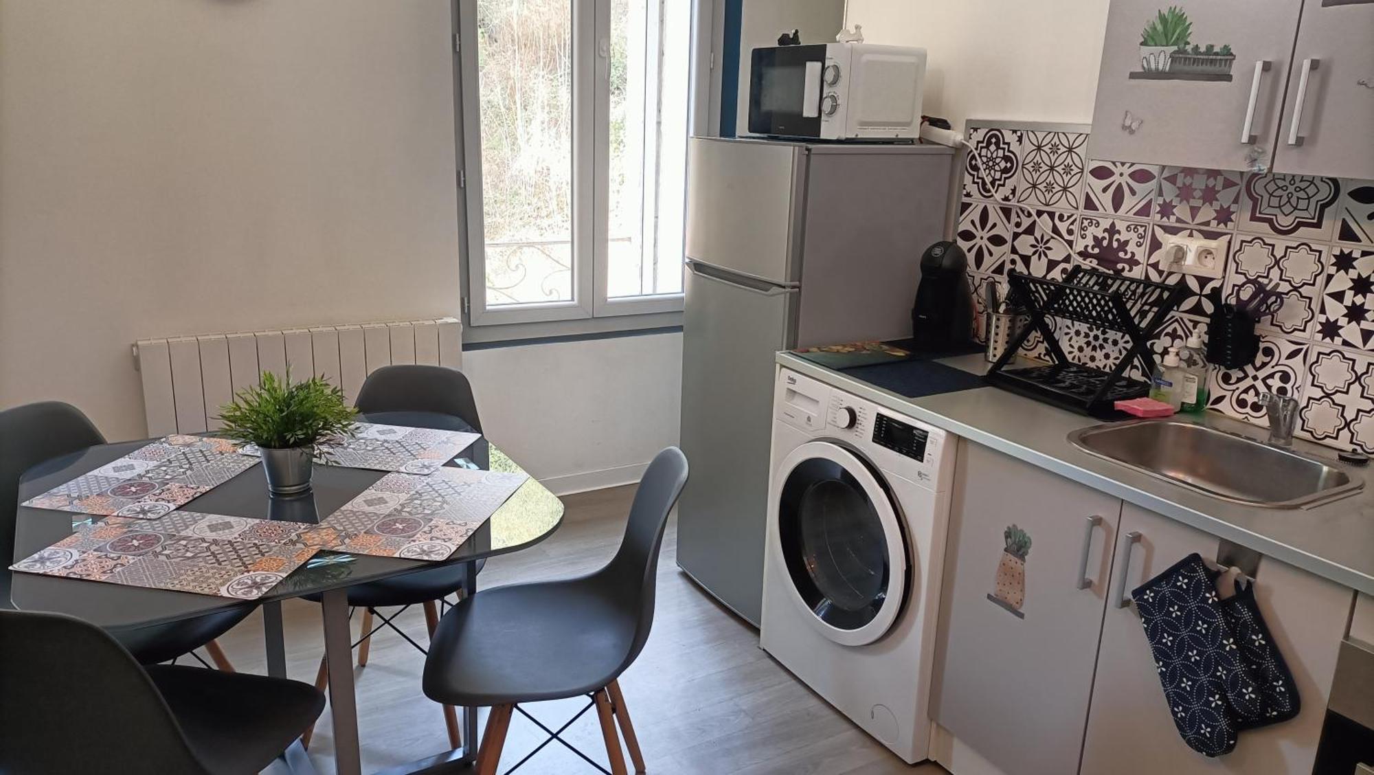 F1 Duplex Bleuet Renove Apartment Lamalou-les-Bains Bagian luar foto